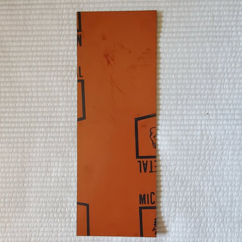Metal Printing Plate Photo 3.5x10 Vintage Women Model Pants Negatives 60's 70s - Picture 4 of 4